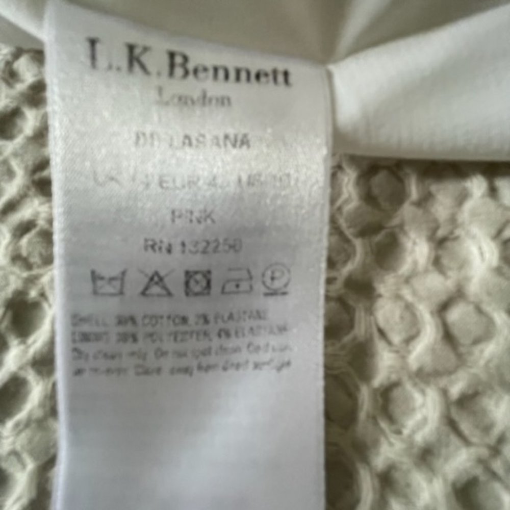 L.K. Bennett Lasa Poppy Print Dress Red - Picture 5 of 5
